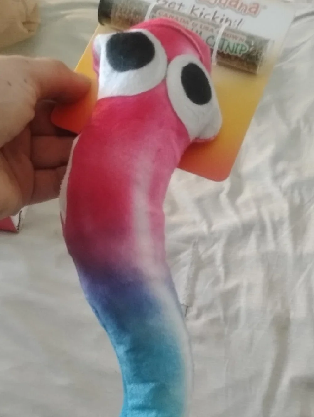 Gummy Worm Cat Kicker With Cat-nip
